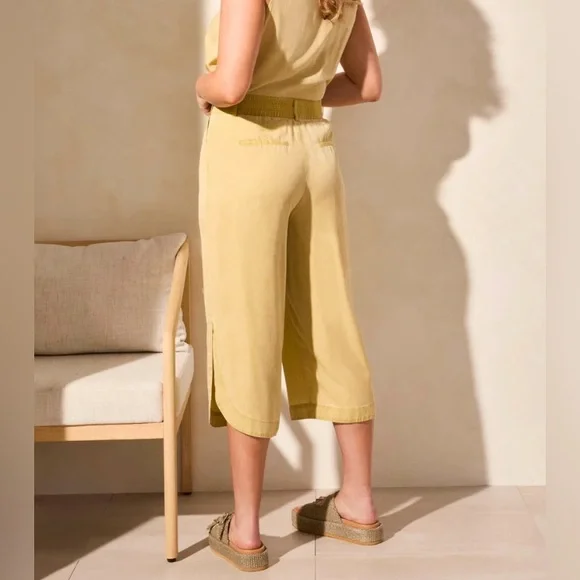 NWT Tribal Flowy Pleated Tulip Hem Pants 10 - Picture 3 of 16